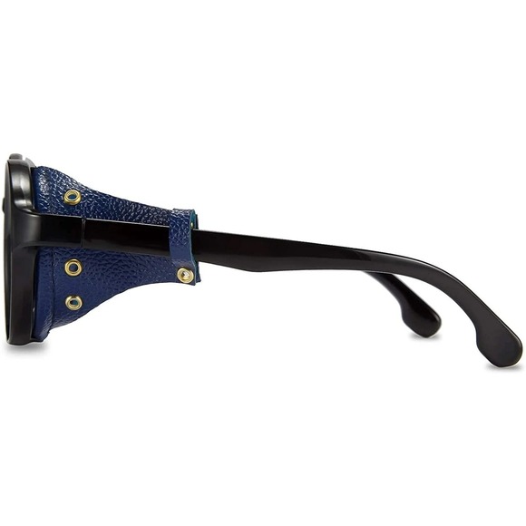 Women Sunglasses Luxury Round Side Shield‎ Hipster Designer Cyber Shades Lentes - Picture 7 of 8